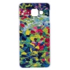 Чехол Art Case и защитная пленка для Samsung Galaxy A3 (2016), Art_Листья, Deppa