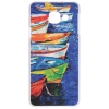 Чехол Art Case и защитная пленка для Samsung Galaxy A3 (2016), Art_Лодки, Deppa