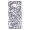 Чехол Art Case и защитная пленка для Samsung Galaxy A3 (2016), Boho_Кружево темное, Deppa