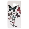 Чехол Art Case и защитная пленка для Samsung Galaxy A3 (2016), Military_Бабочки 2, Deppa