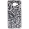 Чехол Art Case и защитная пленка для Samsung Galaxy A7 (2016), Boho_Кружево темное, Deppa