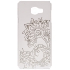 Чехол Art Case и защитная пленка для Samsung Galaxy A7 (2016), Boho_Цветок, Deppa