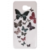 Чехол Art Case и защитная пленка для Samsung Galaxy A7 (2016), Military_Бабочки 2, Deppa