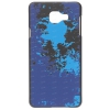 Чехол Art Case и защитная пленка для Samsung Galaxy A7 (2016), Trend_Мрамор синий, Deppa