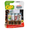 Батарея GP Super Alkaline 15A LR6 Pets AA (4шт) (GP 15APT-2CR4) (мин.кол.10)