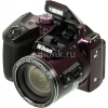 Фотоаппарат Nikon CoolPix B500 фиолетовый 16Mpix Zoom40x 3" 1080p SDXC/SD/SDHC CMOS 1x2.3 1minF turLCD VF HDMI/WiFi (VNA952E1)