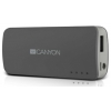 Портативный аккумулятор 4400 mAh CANYON (1А, 1xUSB, LED_фонарь, темно серый)