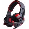 Наушники Marvo HG9005 RD  [охватывающие, закрытые, 20-20000 Гц, 7,1 микр.,рег. громк каб. 2,1м,usb]
