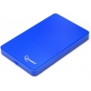 Внешний бокс Gembird 2.5" EE2-U2S-40P-B, синий, USB 2.0, SATA, пластик