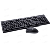 Клавиатура+мышь беспроводная A4Tech 3100N Wireless V-Track Black USB