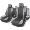 Авточехлы Autoprofi TRIAL (TRL-1105) [Искусственная кожа + алькантара/11 предм./Размер: M/(Черный/Серый)]
