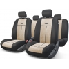 Авточехлы Autoprofi TT (TT-902V) [Полиэстер + велюр/9 предм./(Черный/Св.бежевый)]