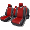 Авточехлы-майки Autoprofi CARBON PLUS Zippers (CRB-902PZ) [Полиэстер/9 предм./(Черный/Красный)]