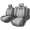 Авточехлы-майки Autoprofi COMFORT (COM-905T) [Велюр/9 предм./(Т.серый/Св.серый)]