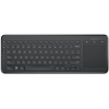 Клавиатура Microsoft All-in-One Media черный USB беспроводная Multimedia Touch (N9Z-00018)