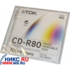 CD-R TDK 700Mb 52x  speed, printable