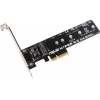 Контроллер Asus HYPER M.2 X4 MINI [90MC03I0-M0EAY0] (поддержка SSD M.2 2230/2242/2260/2280/22110) PCI-Ex4