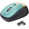 Мышь беспроводная Trust Yvi Wireless Mouse Flower(19521), 1600dpi, USB