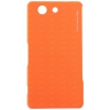 Чехол Air Case и защитная пленка для Sony Xperia Z3 Compact, оранжевый, Deppa