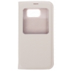 Флип-книжка Book Cover с чипом для Samsung Galaxy S6 edge, кожа, серый