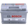 Автомобильный аккумулятор Bosch S5 (007) 74 Ач о.п. [Пуск.ток: 750 A, Поляр.: Обр., Тип корп.: Европа]
