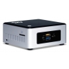 Неттоп IRU NUC 110 Cel N3050 (1.6)/4Gb/SSD32Gb/HDG/CR/Windows 10 Professional 64/GbitEth/WiFi/BT/65W/черный/серебристый (393074)