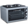 Электропечь Saturn ST-EC1072 Серый [мини-печь, 36л, 1200Вт, 2 конфорки, терморегулятор, противень, решетка]