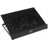 Охлаждение для ноутбука DEEPCOOL N9 EX Black (Al+пластик, 2x140mm вентилятора, 700-1200 rpm, 21-27 dBA, до 17", 4xUSB)