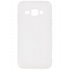Накладка на корпус DF + Защитное стекло на экран DF для Samsung Galaxy J3, силикон, прозрачный