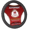 Оплетка руля Autoprofi (AP-300) [Натуральная кожа/Размер: M/(Черный)]