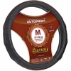 Оплетка руля Autoprofi LUXURY (AP-1060) [Натуральная кожа/Размер: M/(Черный)]