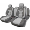Авточехлы Autoprofi EXTRA COMFORT (ECO-1105) [Велюр/11 предм./Размер: M/(Т.серый/Св.серый)]