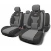 Авточехлы Autoprofi EXTRA COMFORT (ECO-1105) [Велюр/11 предм./Размер: M/(Черный/Т.серый)]