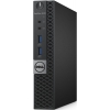 ПК Dell Optiplex 3040 Micro i3 6100T (3.2)/4Gb/SSD128Gb/HDG530/Windows 7 Professional 64 +W10Pro/Eth/клавиатура/мышь/черный/серебристый (3040-8896)