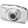 Фотоаппарат Nikon CoolPix W100 белый 13.2Mpix Zoom3x 2.7" 1080p 22Mb SDXC/SD/SDHC CMOS 1x3.1 5minF HDMI/KPr/DPr/WPr/FPr/WiFi/EN-EL19 (VQA010K001)