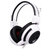 Наушники с микрофоном Oklick HS-G300 ARMAGEDDON белый/черный 2.3м мониторы оголовье (AH-V1W)