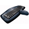 Logitech Cordless Desktop LX500<Black>(Кл-ра Ergo,М/Мед,FM,USB&PS/2+Мышь 6кн,Optical,Roll,FM,PS/2)<967420>