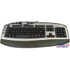 Кл-ра CHICONY KB-0108-P ERGO SILVER&BLACK <PS/2> 104КЛ+18КЛ М/Мед