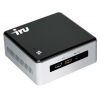 Неттоп IRU NUC 110 i3 5010U (2.1)/4Gb/500Gb 5.4k/HDG5500/Free DOS/GbitEth/WiFi/BT/65W/черный/серебристый (395105)