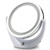Косметическое зеркало Touchbeauty AS-1276  [двустороннее, с подсветкой, 13,4 см, подставка, вращение]