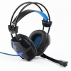 Наушники Sades SA-706 Xpower [охватывающие, закрытые, 20-20000 Гц, микр., рег. громкости, каб. 2м, разъем 2x3.5мм, ч+с]