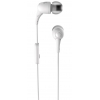 Наушники JBL T100A [вставные (затычки), закрытые, 20-22000 Гц, микр., каб. 1.2, разъем 3.5мм, белые]