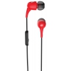 Наушники JBL T100A [вставные (затычки), закрытые, 20-22000 Гц, микр., каб. 1.2, разъем 3.5мм, красные]