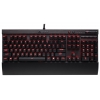 Клавиатура проводная Corsair K70 RapidFire, механическая, с подсветкой(красная), Cherry MX Speed, USB