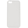 Накладка на корпус DF + Защитное стекло на экран DF для Apple iPhone 5/5S/SE, силикон, прозрачный