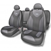 Авточехлы Autoprofi MATRIX (MTX-1105G) [Искусственная кожа/11 предм./Размер: S/(Черный/Т.серый)]