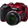 Фотоаппарат Nikon CoolPix B500 красный 16Mpix Zoom40x 3" 1080p SDXC/SD/SDHC CMOS 1x2.3 1minF turLCD VF HDMI/WiFi (VNA953E1)