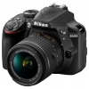 Зеркальный Фотоаппарат Nikon D3400 черный 24.2Mpix 18-55mm f/3.5-5.6 VR AF-P 2.9" 1080p Full HD SDXC Li-ion (с объективом) (VBA490K001)