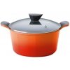 Кастрюля Frybest ORCA-C32 Orange [объем: 9,6 л, диаметр: 32 см, литой алюминий, керамическое покрытие]