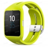 Умные часы Sony SmartWatch 3 SWR50 с силиконовым ремешком (Салатовый)